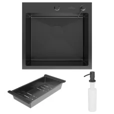 Кухонная мойка Roxen Simple 50 PVD Black