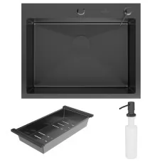 Кухонная мойка Roxen Simple 60 PVD Black