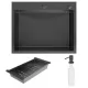 Кухонная мойка Roxen Simple 60 PVD Black