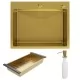 Кухонная мойка Roxen Simple 60 PVD Gold