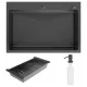 Кухонная мойка Roxen Simple 70 PVD Black