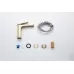 Смеситель для умывальника Gappo G1010-3 золотой сатин