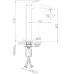 Смеситель для умывальника Frap F1075-219 графит