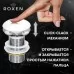Донный клапан Roxen P01B с переливом, черный