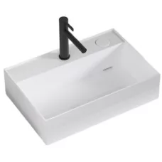 Раковина CeramaLux 6253L 59х40 белый глянец