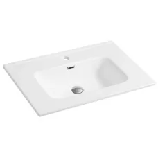 Раковина CeramaLux 9070D 71х46 белый глянец