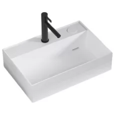 Раковина CeramaLux 6252L 50х40 белый глянец