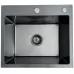 Кухонная мойка BLANTEK LS-5050HN Honeycomb Nano black текстура вороненая сталь