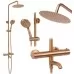Душевая система Rea Lungo Copper Brush REA-P8807 медь матовая
