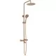 Душевая система Rea Lungo Copper Brush REA-P8807 медь матовая