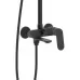 Душевая система Rea MARCO BLACK REA-P8545 черный матовый