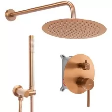 Душевая система Rea Lungo Copper Brush REA-P8809 медь матовая