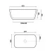 Раковина Roxen Antares Gold 570160-G белый