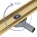 Душевой трап Rea Neox Pro Gold 600 REA-G2743 глянцевое золото