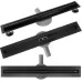 Душевой трап Rea Slim Neox Pro Black REA-G2744 черный матовый