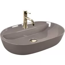 Умывальник Rea Aura 61 Beige Shiny U6381 U6381 бежевый глянец