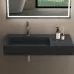 Умывальник Rea Archi Grey Matt 75x50 U4303 серый матовый