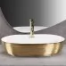 Умывальник Rea Aura 61 White Gold Brush U6900 золотой матовый