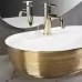 Умывальник Rea Aura 61 White Gold Brush U6900 золотой матовый