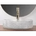 Умывальник Rea Cristal 39 U8881 39x39 прозрачный