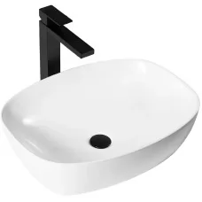 Умывальник Rea Freja 49x37 U6616 белый глянец