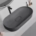 Умывальник Rea Iris Grey Matt 71x35 U4306 серый матовый