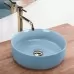 Умывальник Rea Sami L.Blue Shiny 36x36 U6619 голубой глянец