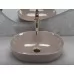 Умывальник Rea Lisa Beige Shiny U6380 коричневый глянец