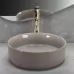 Умывальник Rea Sami Beige Shiny U6382 коричневый глянец