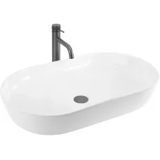 Умывальник Rea Cleo 71 White 70x39 U6215 белый глянец