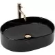 Умывальник Rea Nadia 50 Black Stone U9240 61x38,5 черный камень