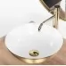 Умывальник Rea Stella Brushed Gold White U9087 матовое золото / белый