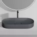 Умывальник Rea Iris Grey Matt 71x35 U4306 серый матовый