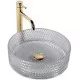 Умывальник Rea Cristal 35 U9615 прозрачный