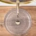 Умывальник Rea Cristal 39 U8881 39x39 прозрачный