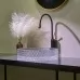 Умывальник Rea Cristal 39 U8881 39x39 прозрачный