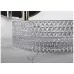 Умывальник Rea Cristal 35 U9615 прозрачный