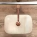 Умывальник Rea Belinda Mini Travertine Matt U4700 под мрамор