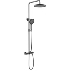 Душевая система Vincea Rim VSFS-2RM1GM оружейная сталь
