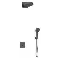 Душевая система Vincea Inspire VSFW-3I21MT1GM вороненая сталь
