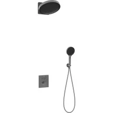 Душевая система Vincea Inspire SFW-3I21MT3GM вороненая сталь