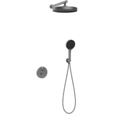 Душевая система Vincea Inspire VSFW-3I22MT2GM вороненая сталь