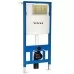 Кнопка смыва Vincea VFP-001BG брашированное золото