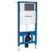 Кнопка смыва Vincea VFP-005GM вороненая сталь