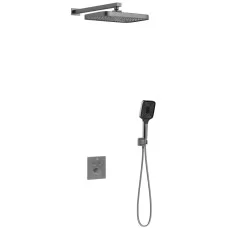 Душевая система Vincea Inspire VSFW-321MT1GM вороненая сталь