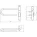 Полотенцесушитель электрический Vincea VTD-1P1BE 39х25 черный