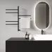 Полотенцесушитель электрический Vincea VTD-1S2CBE 43x80 черный