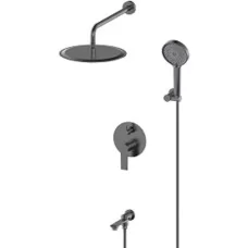 Душевая система Vivi Felice 8020 G Gun Metal вороненая сталь