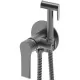 Смеситель с гигиенической лейкой Vivi Felice 8015 G Gun Metal вороненая сталь