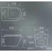 Унитаз Gid Tr2130TFB безободковый, белый глянец (подвесной)